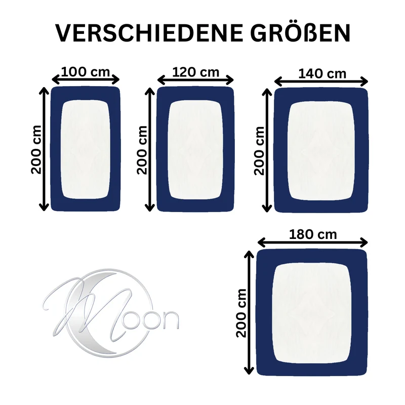 Topper Spannbettlaken Spannbetttuch Line green 160g/m² Jersey 90x200 - 100x220
