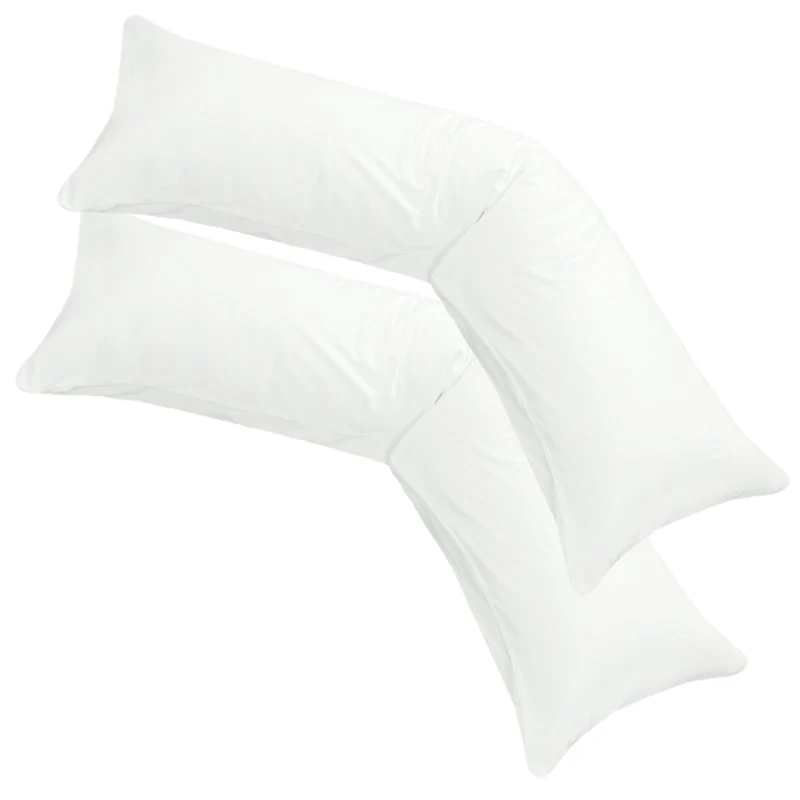 Kissenbezug XXL 40x200 Doppelpack Stillkissen Seitenschläferkissen Jersey MOON