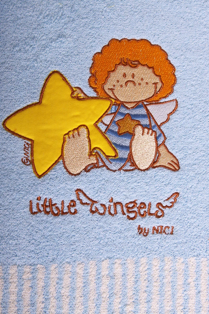 Little Wingels Kinder Duschtuch Strandtuch 70x140 Badetuch