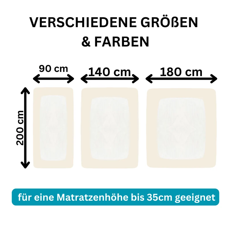 Moon Line Red Frottee Spannbettlaken 160x200