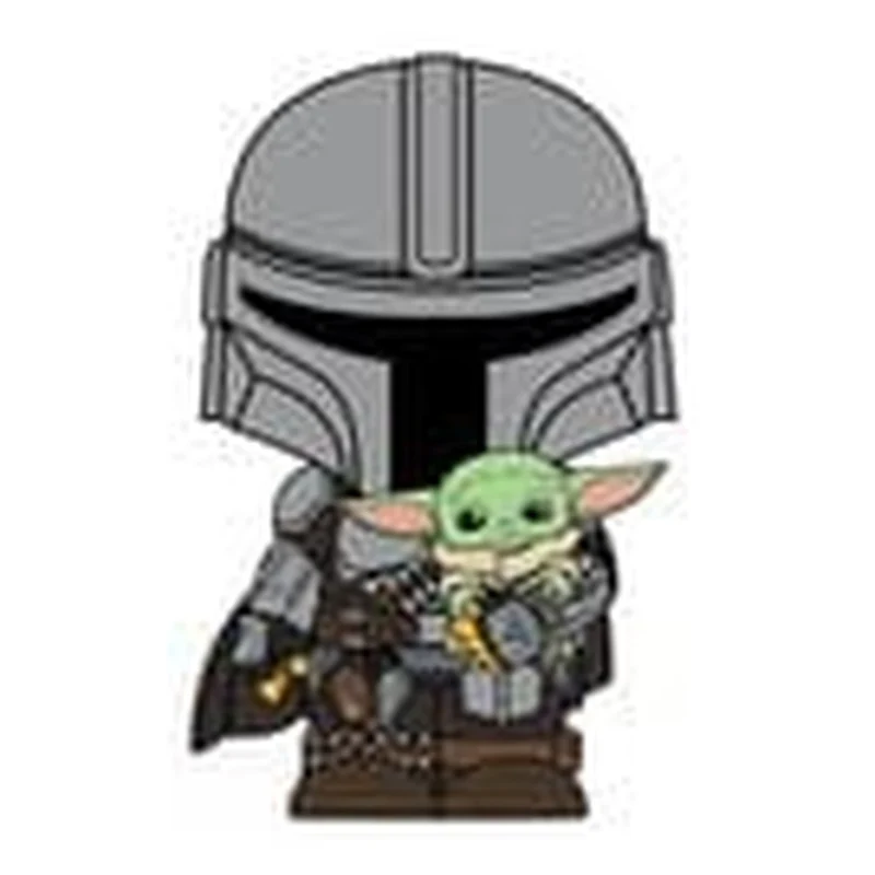 The Mandalorian 3D PVC-Magnet The Mandalorian und Grogu