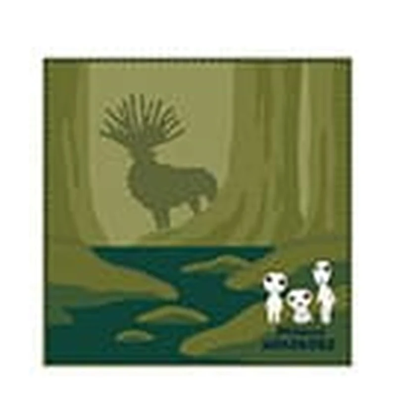 Studio Ghibli Mini-Handtuch Prinzessin Mononoke Shadow of