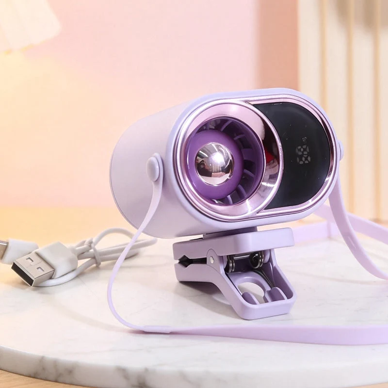 Dames multitasking bordvifte med integrert LED-skjerm og klemfeste Luvikno