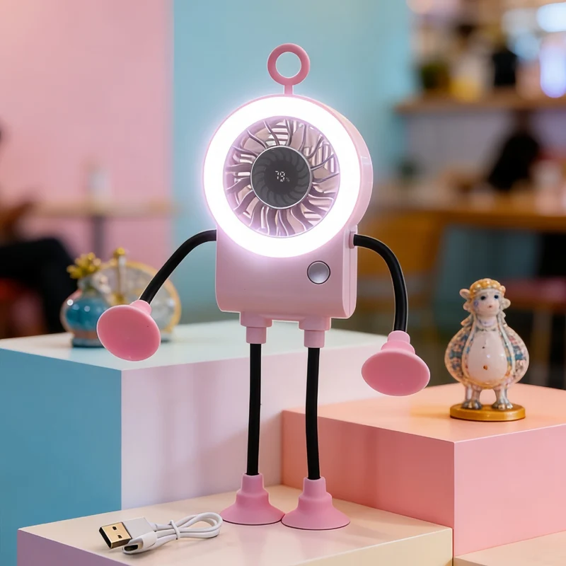 Dame kreativ bordvifte med LED-belysning og fleksibel design Luvikno