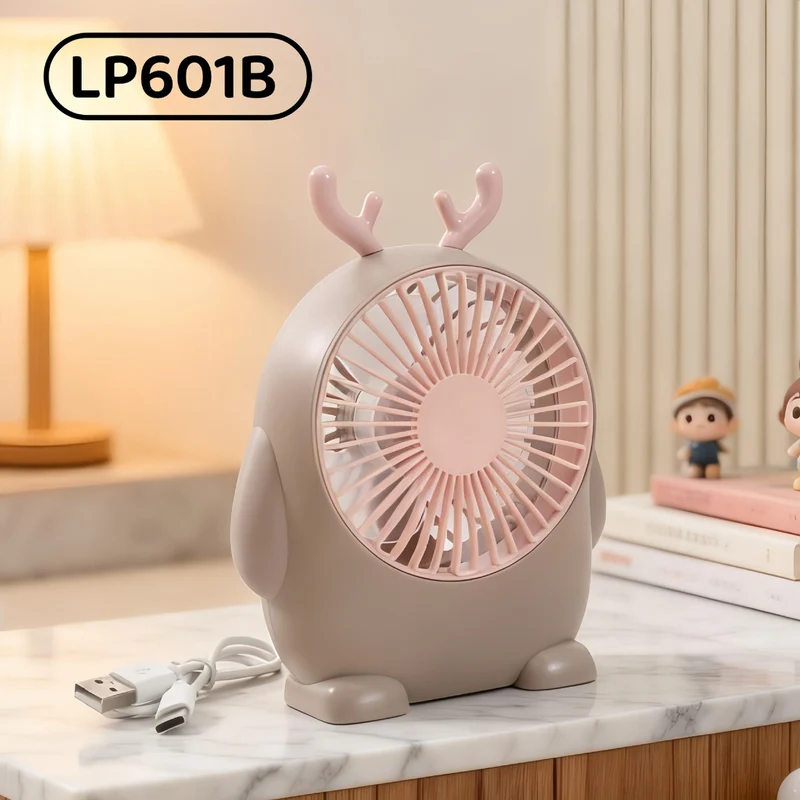 Dame kreativ fotball-vifte med USB-tilkobling Luvikno