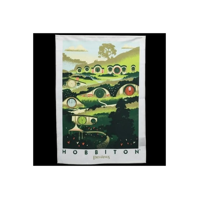 Der Herr der Ringe - Rivendell & Hobbiton Geschirrtuch 2er Set
