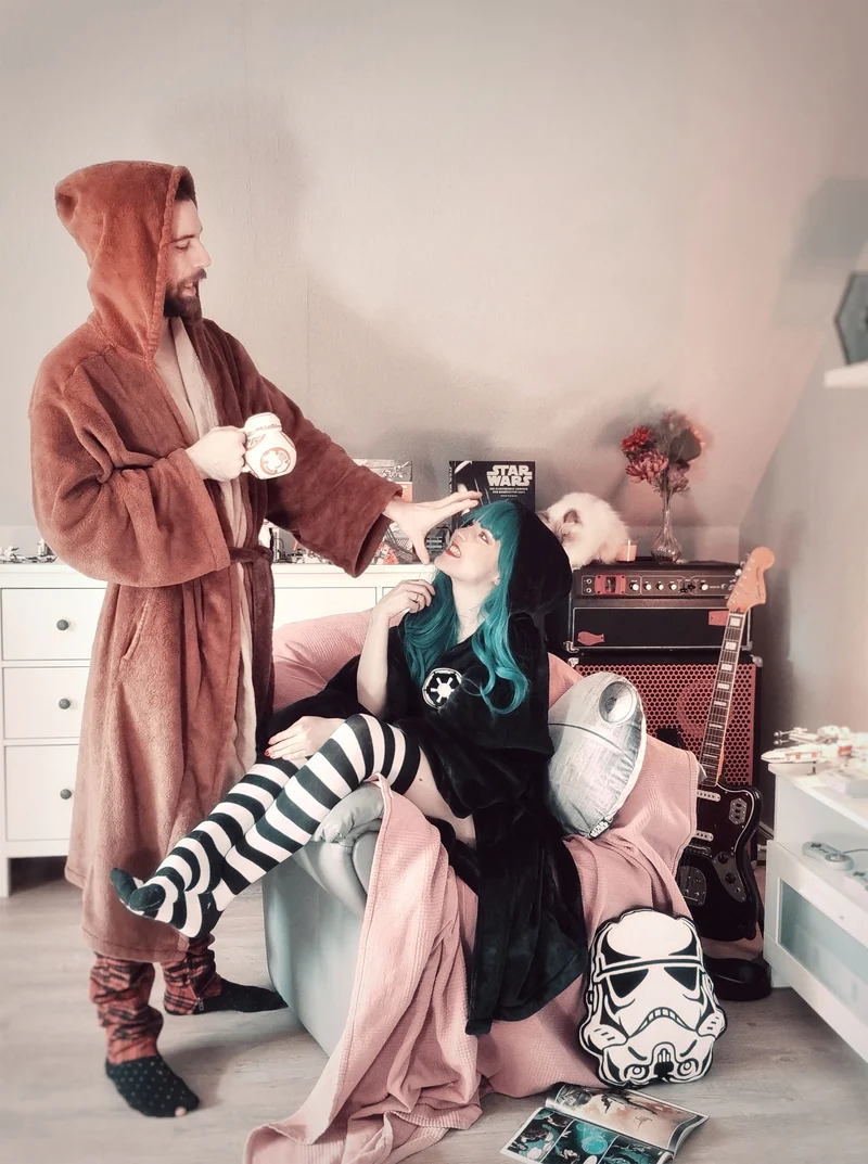 Star Wars - Imperium Bademantel schwarz