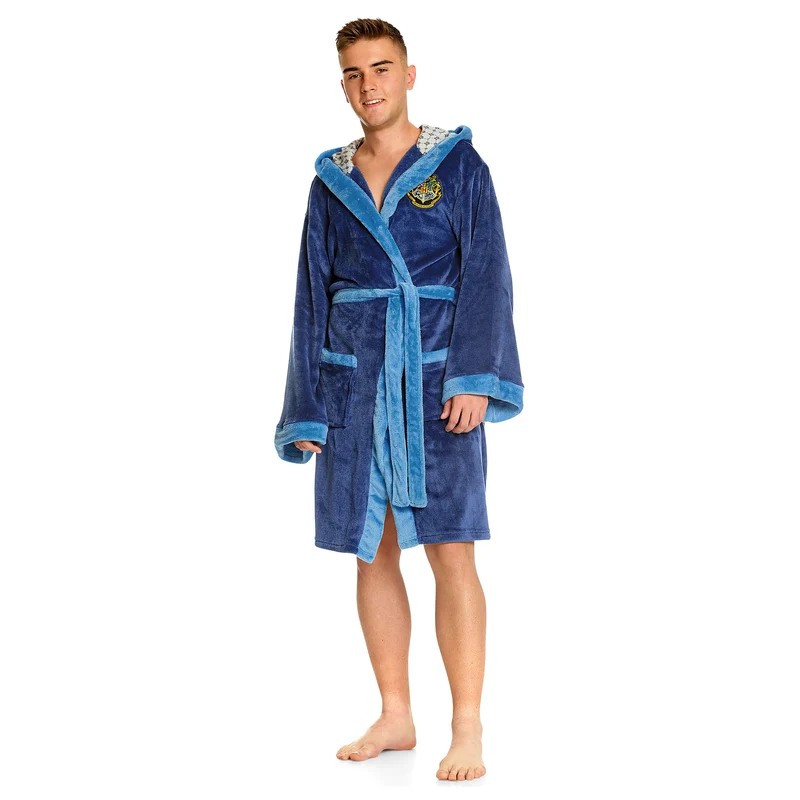 Harry Potter - Ravenclaw Wappen Bademantel blau