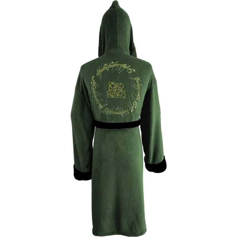 Der Herr der Ringe Fleece-Bademantel Elven Green & Gold