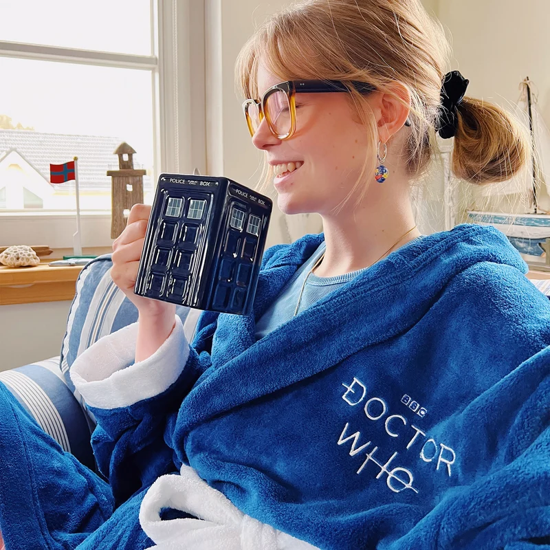Doctor Who - Tardis Season 11 Bademantel blau