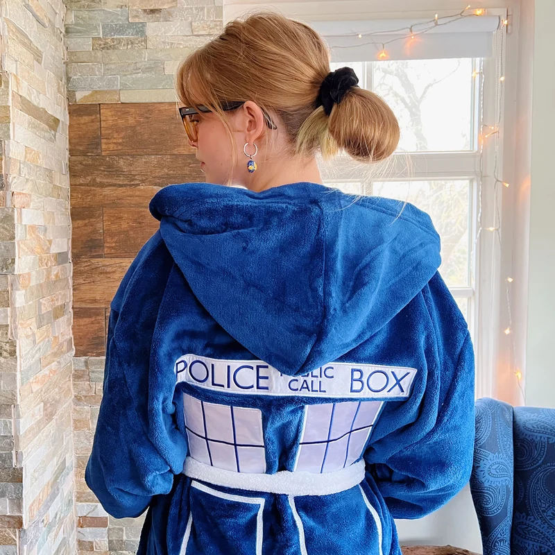 Doctor Who - Tardis Season 11 Bademantel blau