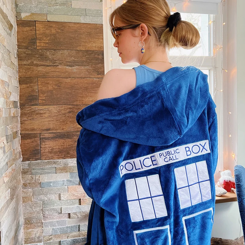 Doctor Who - Tardis Season 11 Bademantel blau