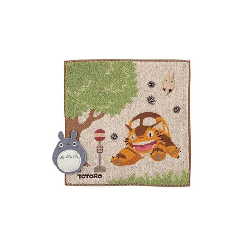 Mein Nachbar Totoro Mini-Handtuch Bus Stop 25 x 25 cm