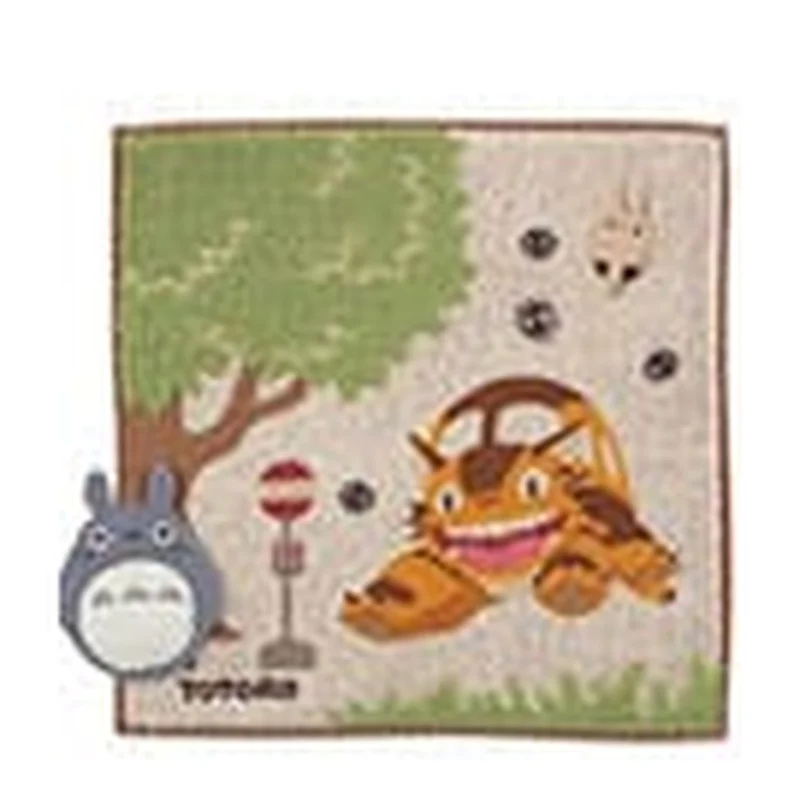 Mein Nachbar Totoro Mini-Handtuch Bus Stop 25 x 25 cm