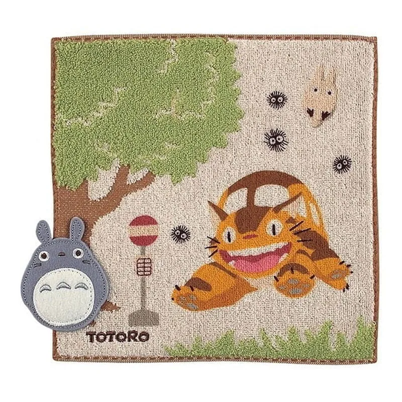 Mein Nachbar Totoro Mini-Handtuch Bus Stop 25 x 25 cm