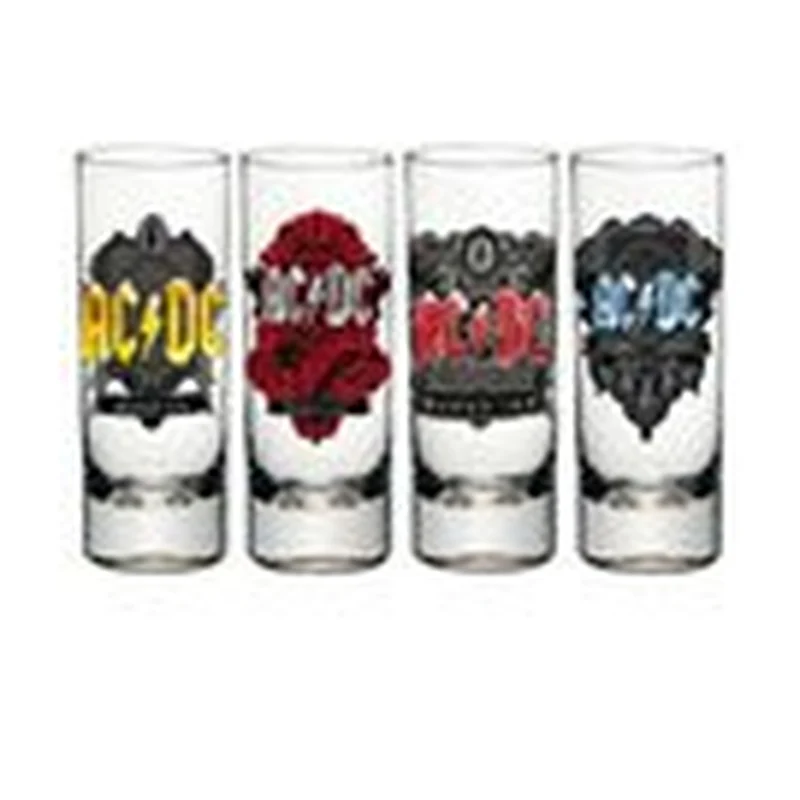 AC/DC Schnapsgläser 4er-Pack Black Ice