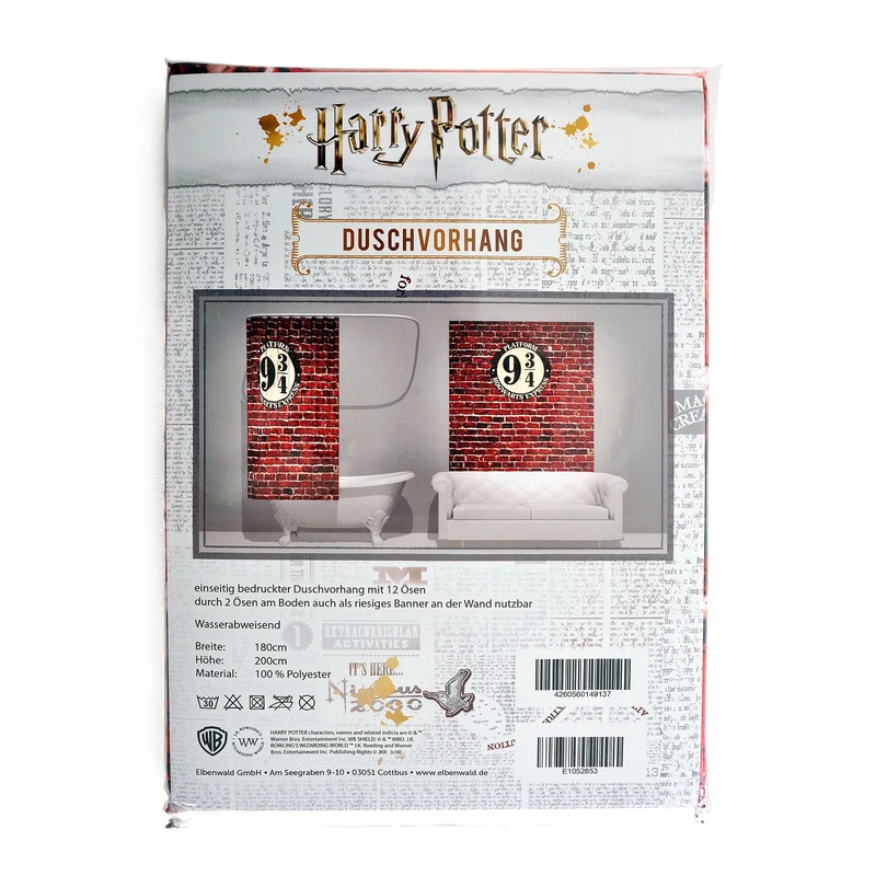 Harry Potter - Gleis 9 3/4 Duschvorhang