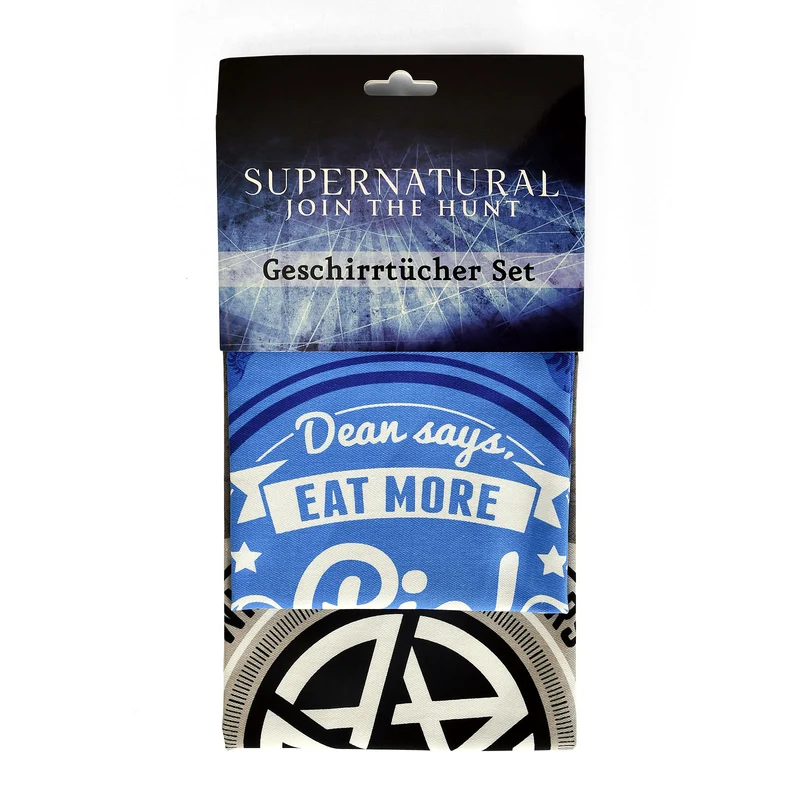 Supernatural - Winchester Hunt Geschirrtücher Set