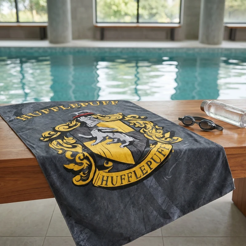 Harry Potter - Hufflepuff Wappen Strandtuch