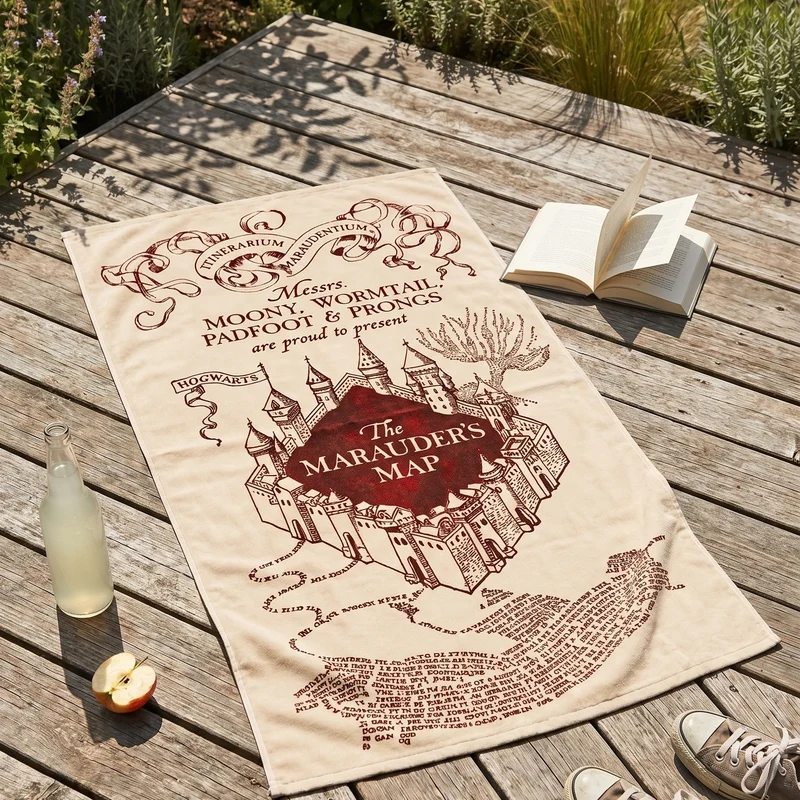 Harry Potter - Karte des Rumtreibers Badetuch