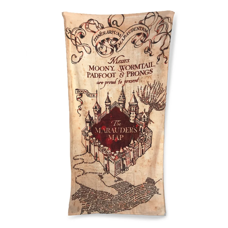 Harry Potter - Karte des Rumtreibers Badetuch