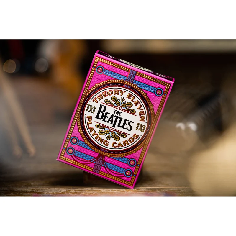 The Beatles Spielkarten Pink Version