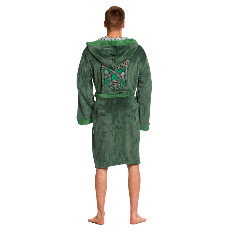 Harry Potter - Slytherin Wappen Bademantel grün