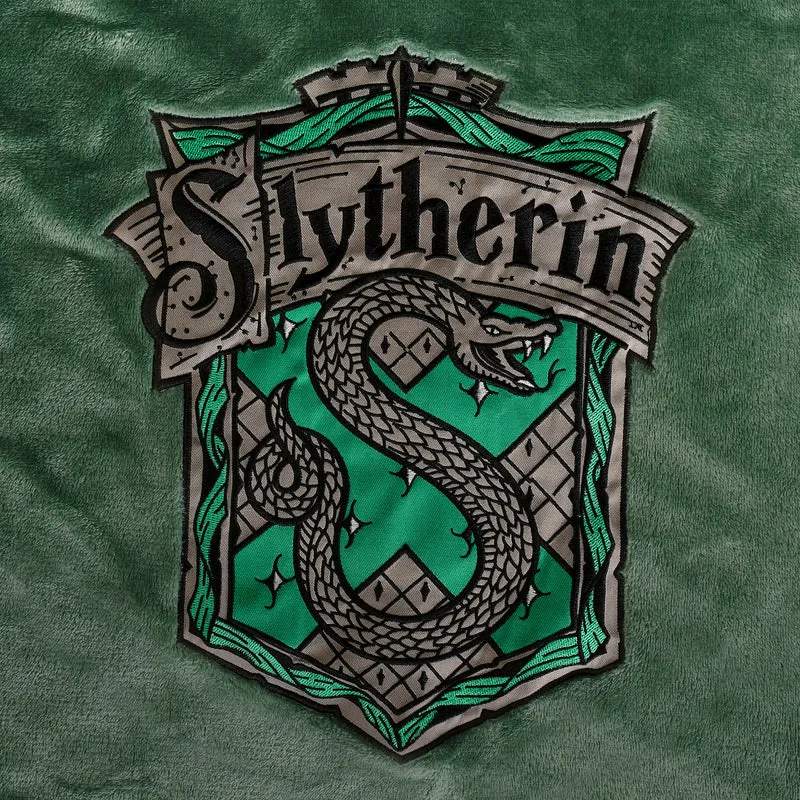 Harry Potter - Slytherin Wappen Bademantel grün