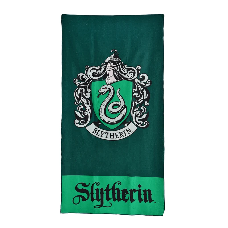 Slytherin Wappen Badetuch grün - Harry Potter