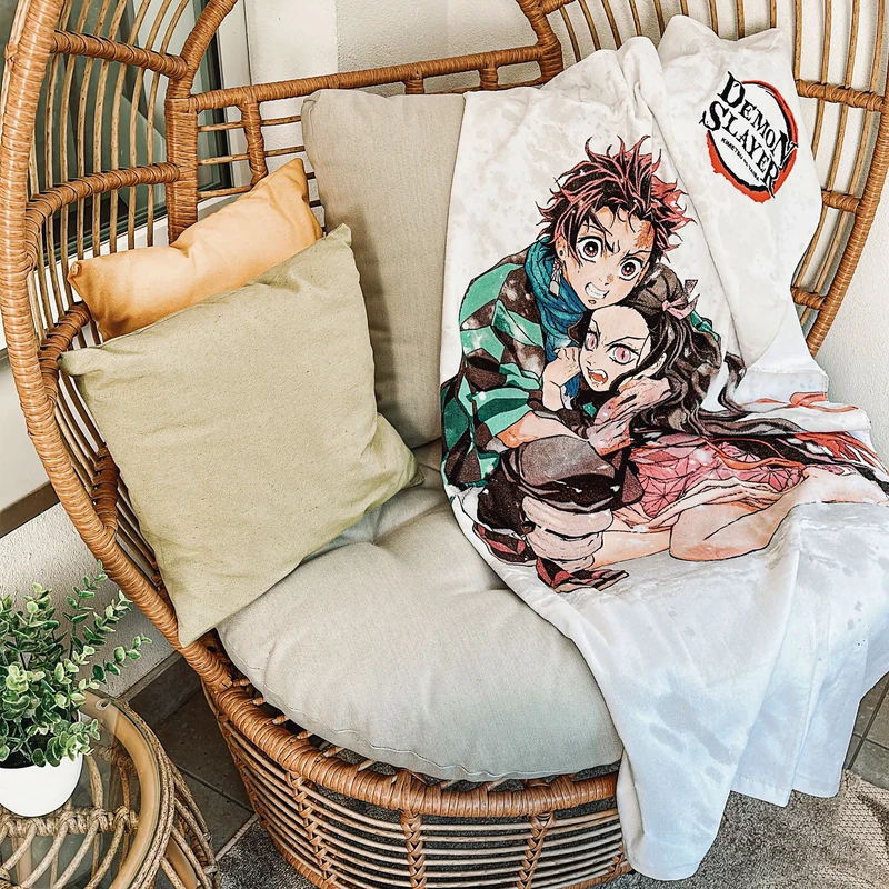 Demon Slayer - Nezuko und Tanjiro Kamado Badetuch