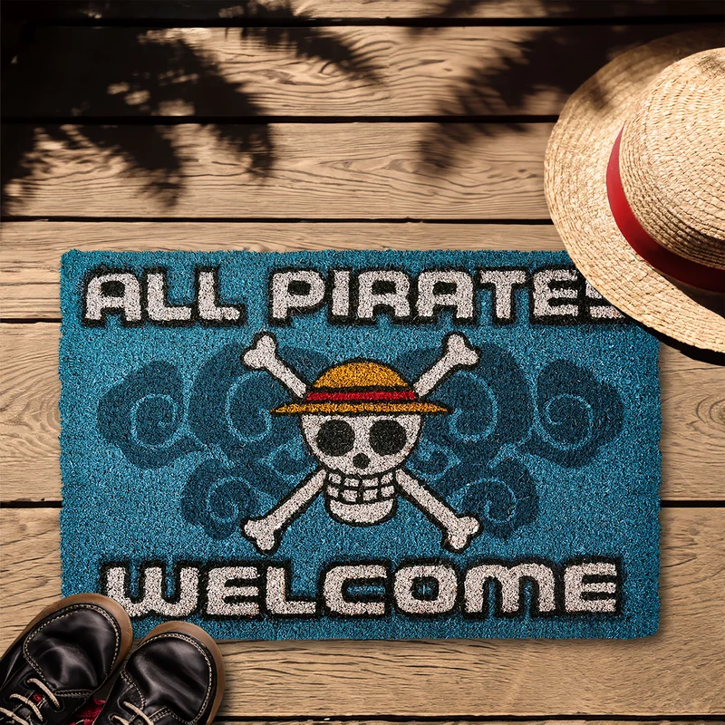 One Piece - All Pirates Welcome Fußmatte