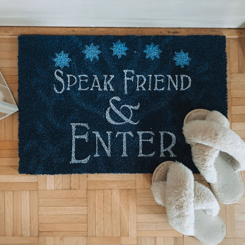 Der Herr der Ringe - Speak Friend & Enter Fußmatte