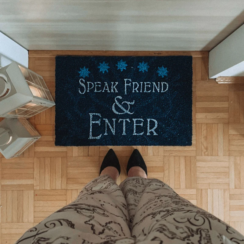 Der Herr der Ringe - Speak Friend & Enter Fußmatte