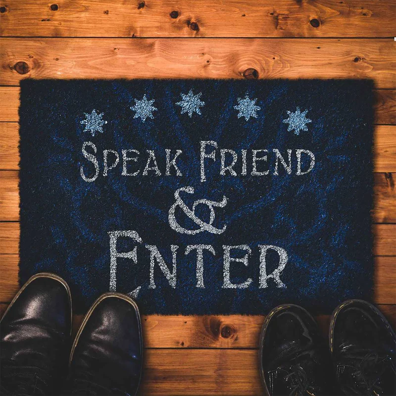Der Herr der Ringe - Speak Friend & Enter Fußmatte