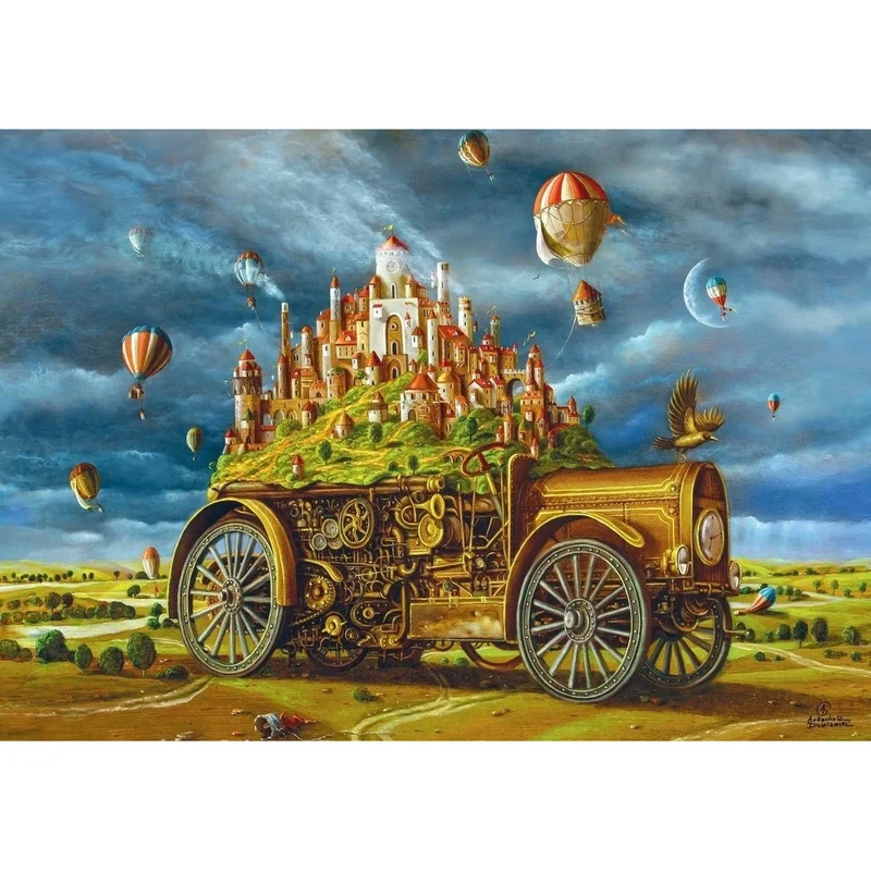 Imagination Series Puzzle Arkadiusz Dzielawski Wielka przeprowadzka (1000 Teile)