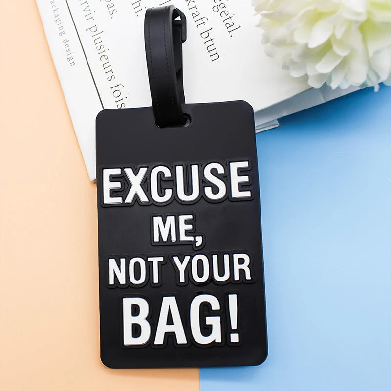 Unisex Bagasjelapp med humoristisk sitat Luvikno