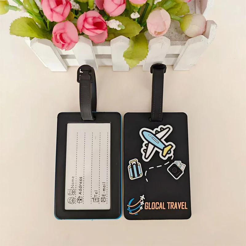 Unisex Bagasjelapp med innovativt flyreise-design Luvikno