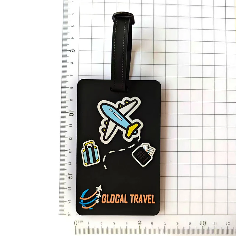 Unisex Bagasjelapp med innovativt flyreise-design Luvikno