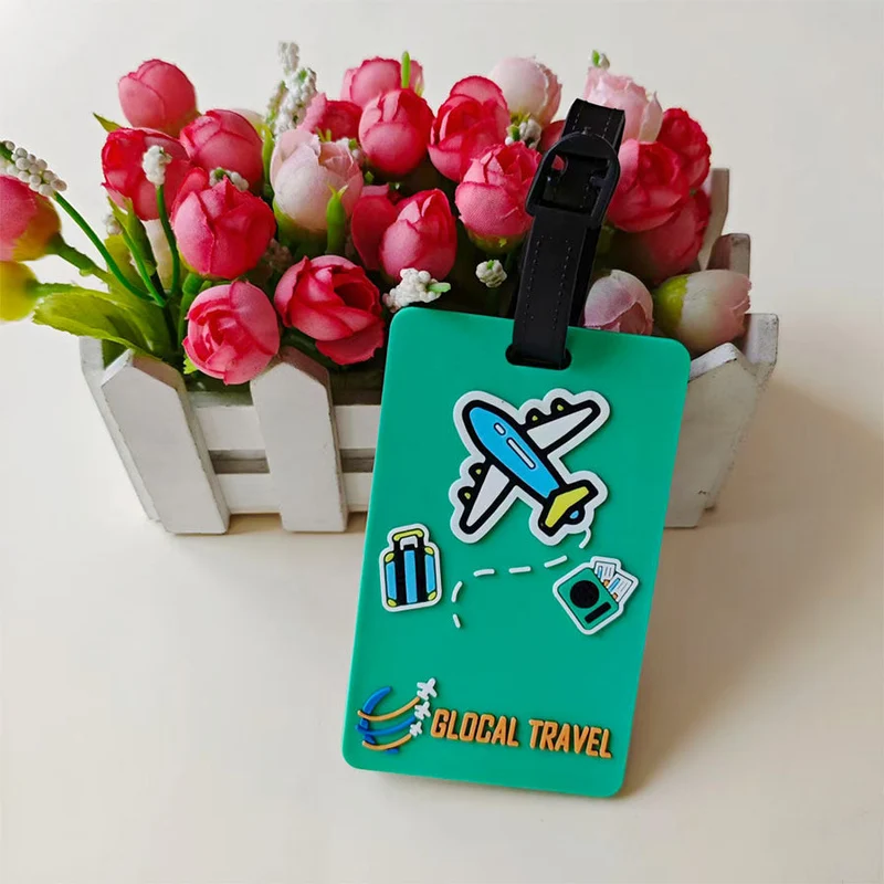 Unisex Bagasjelapp med innovativt flyreise-design Luvikno