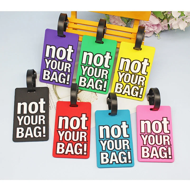 Unisex Bagasjelapp med humoristisk design Luvikno