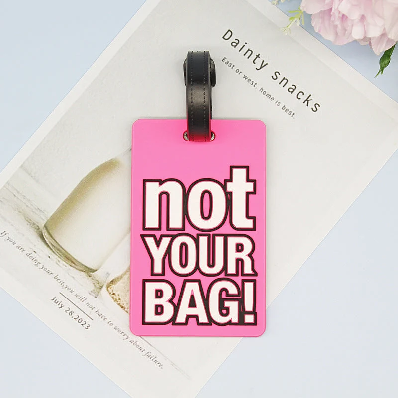 Unisex Bagasjelapp med humoristisk design Luvikno