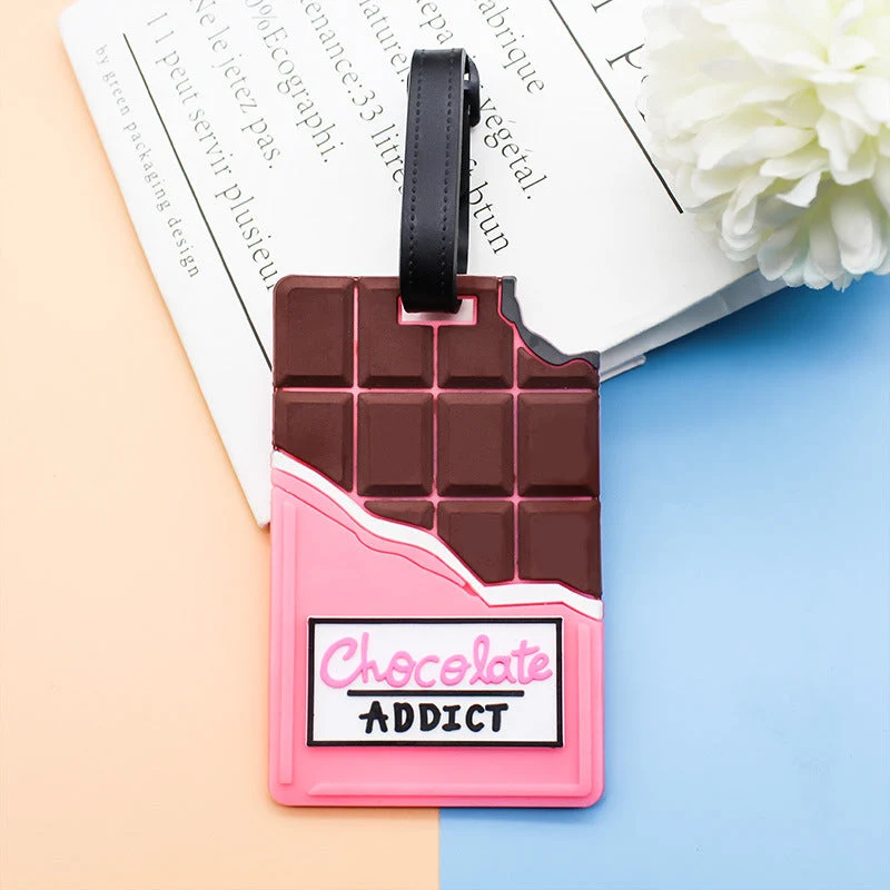 Unisex Bagasje-tag i sjokolade-design Luvikno