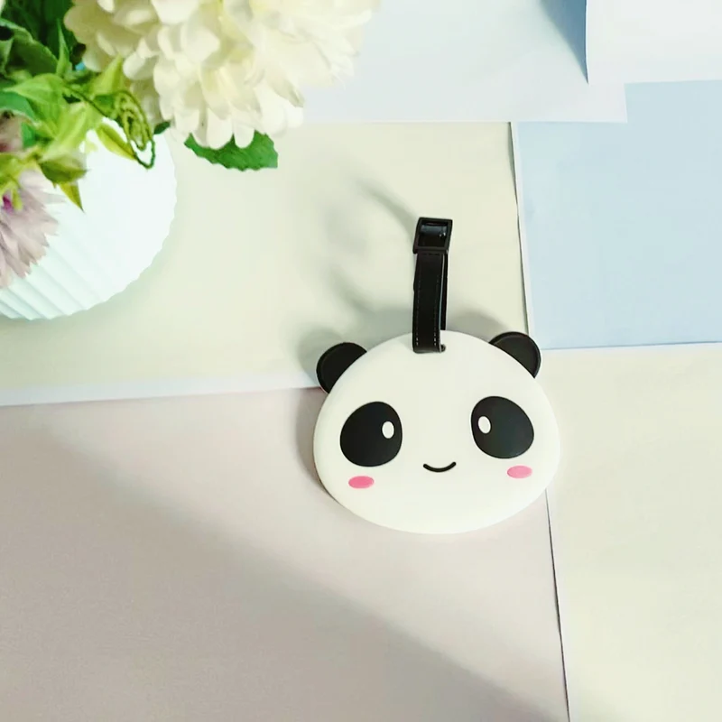 Unisex bagasjelapp i søtt pandadesign Luvikno