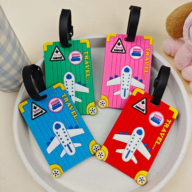 Unisex bagasjetag med morsomt flydesign Luvikno