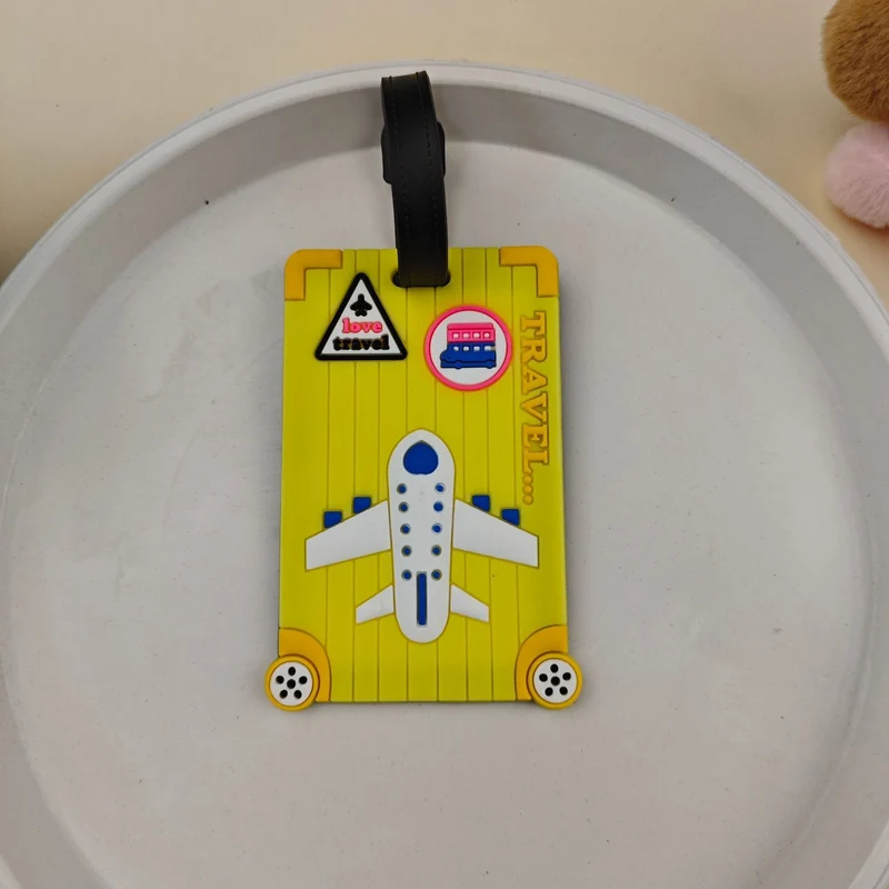 Unisex bagasjetag med morsomt flydesign Luvikno