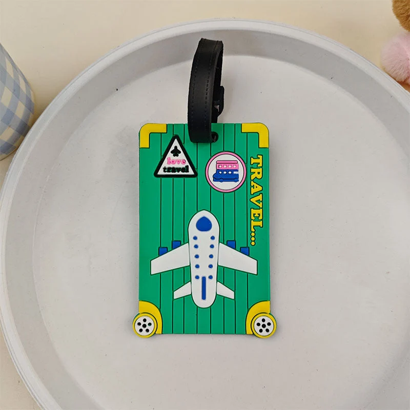 Unisex bagasjetag med morsomt flydesign Luvikno