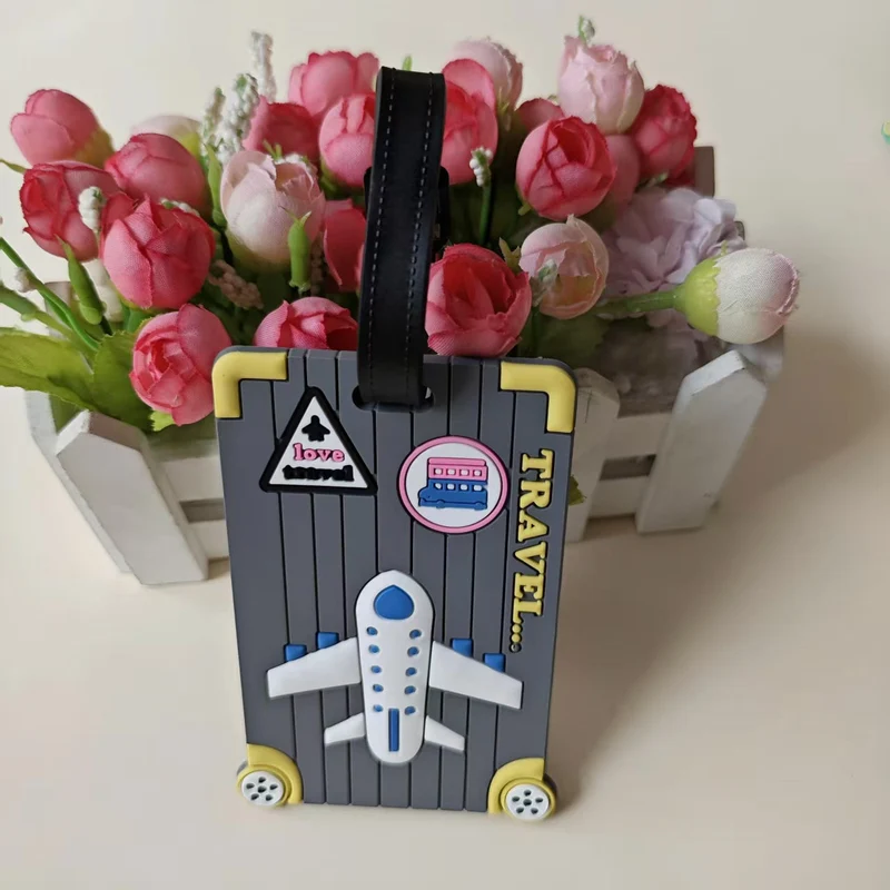 Unisex Bagasjelapp med kreativt reise-motiv Luvikno