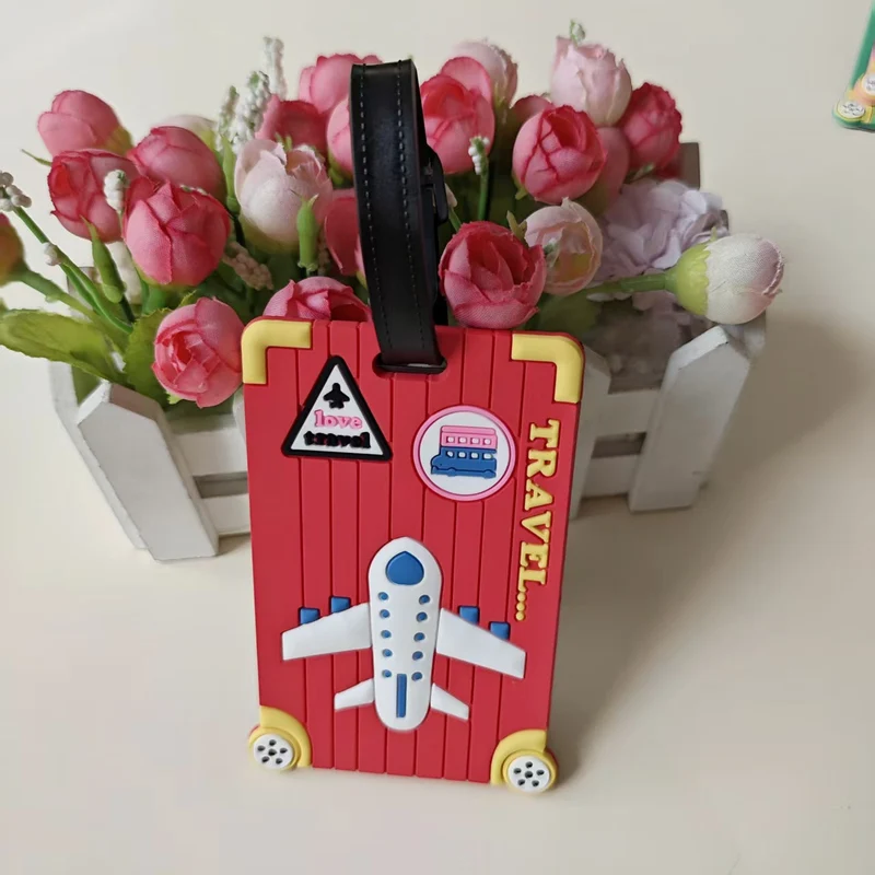 Unisex Bagasjelapp med kreativt reise-motiv Luvikno