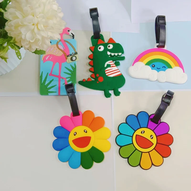 Unisex Bagasjelapp i Flamingo-design Luvikno
