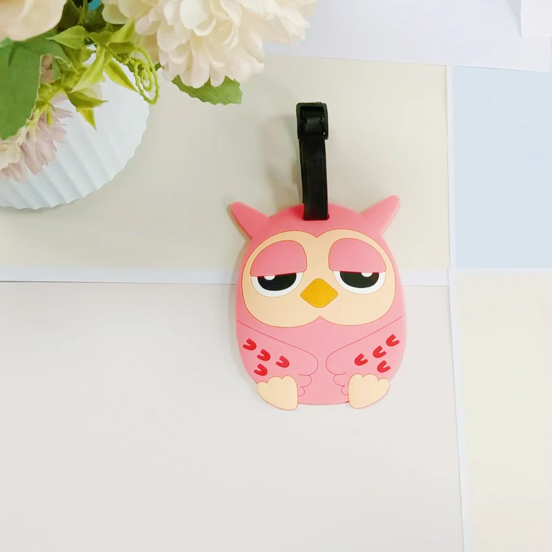 Unisex Bagasjelapp i Flamingo-design Luvikno